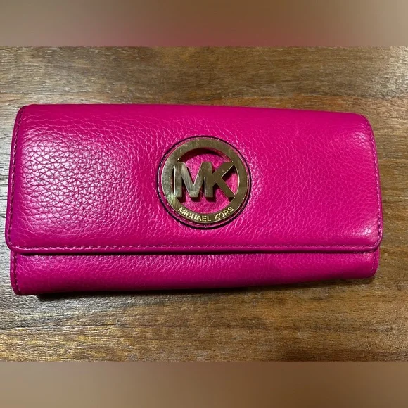 Michael Kors Bags Hot Pink Michael Kors Wallet Poshmark